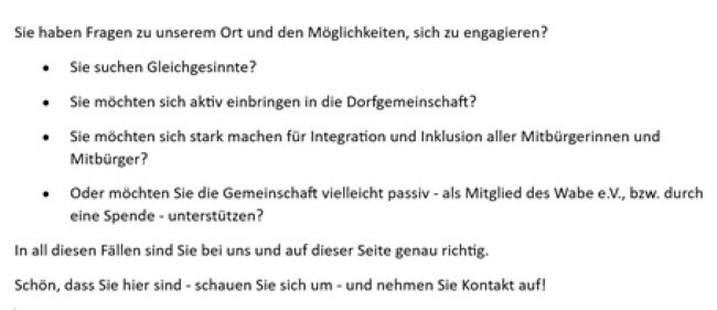 Nehmen Sie Kontakt auf!